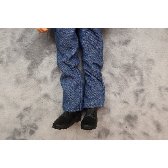 Vintage 1995 Hasbro GI Joe Boy Doll Action Figure Outfit Jointed Blue Outfit - Picture 4 of 16